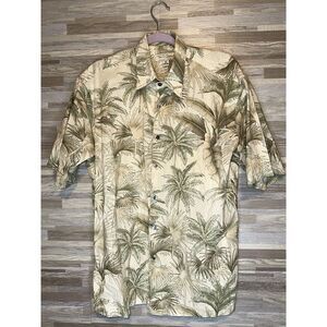 Tori Richards Honolulu Hawaiian Shirt Palm Tree Print Mens Size M #134